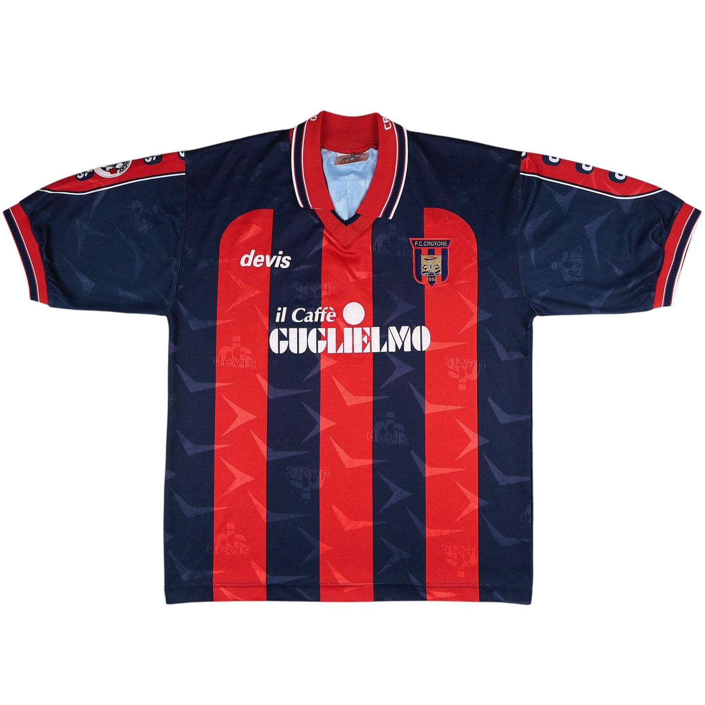 2000-01 Crotone Ametrano *Match Worn/Issued* Home Jersey - (XL) | Devis| Added Time Kits Vintage Soccer Jersey Shop