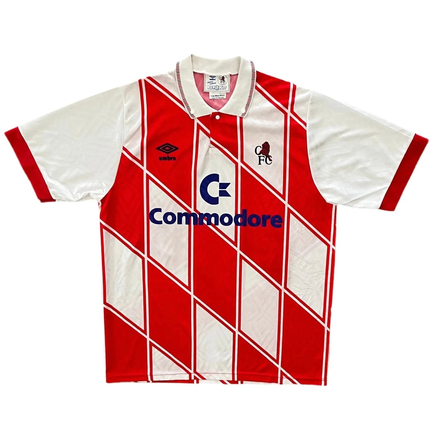 1990-92 Chelsea Away Jersey - (L) | Umbro| Added Time Kits Vintage Soccer Jersey Shop