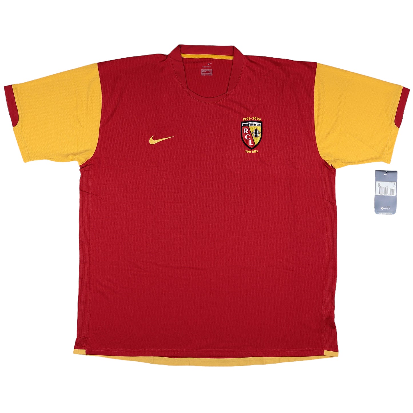 2006-07 Lens Centenary Home Jersey NWT - (XXL) | Football Shirt Union | Vintage Soccer Jersey Shop