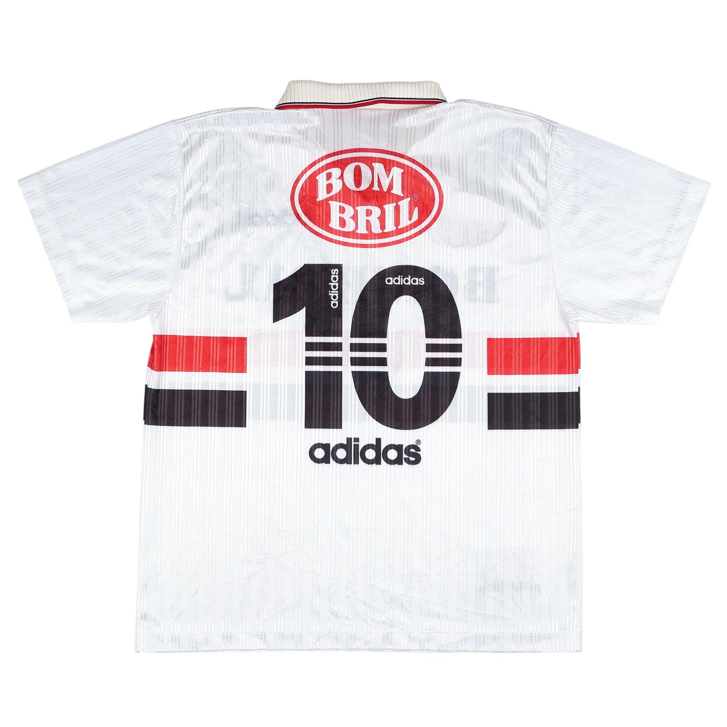 1998 Sao Paulo Signed Home Jersey #10 - (L) | Adidas| Added Time Kits Vintage Soccer Jersey Shop
