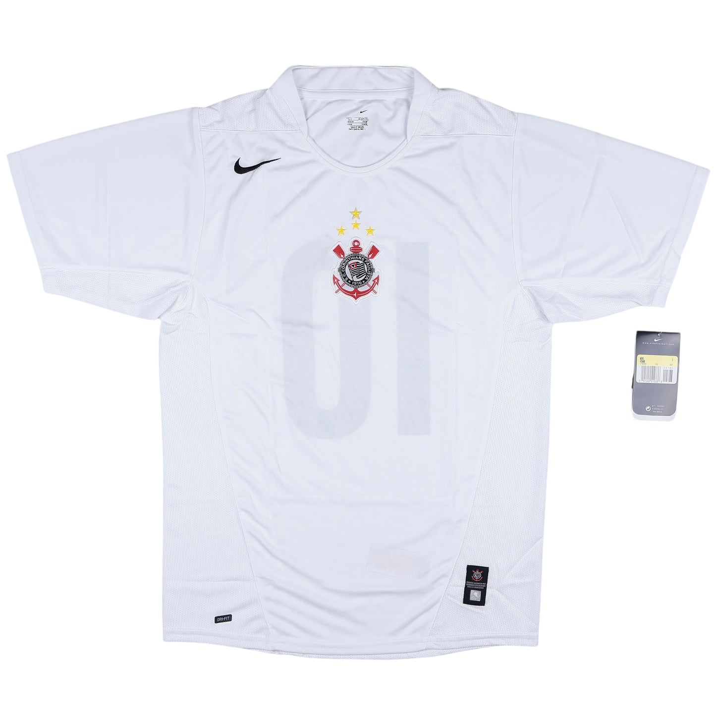 2004-05 Corinthians Home Jersey #10 (Tevez) W/ Tags - (S) | Football Shirt Union | Vintage Soccer Jersey Shop