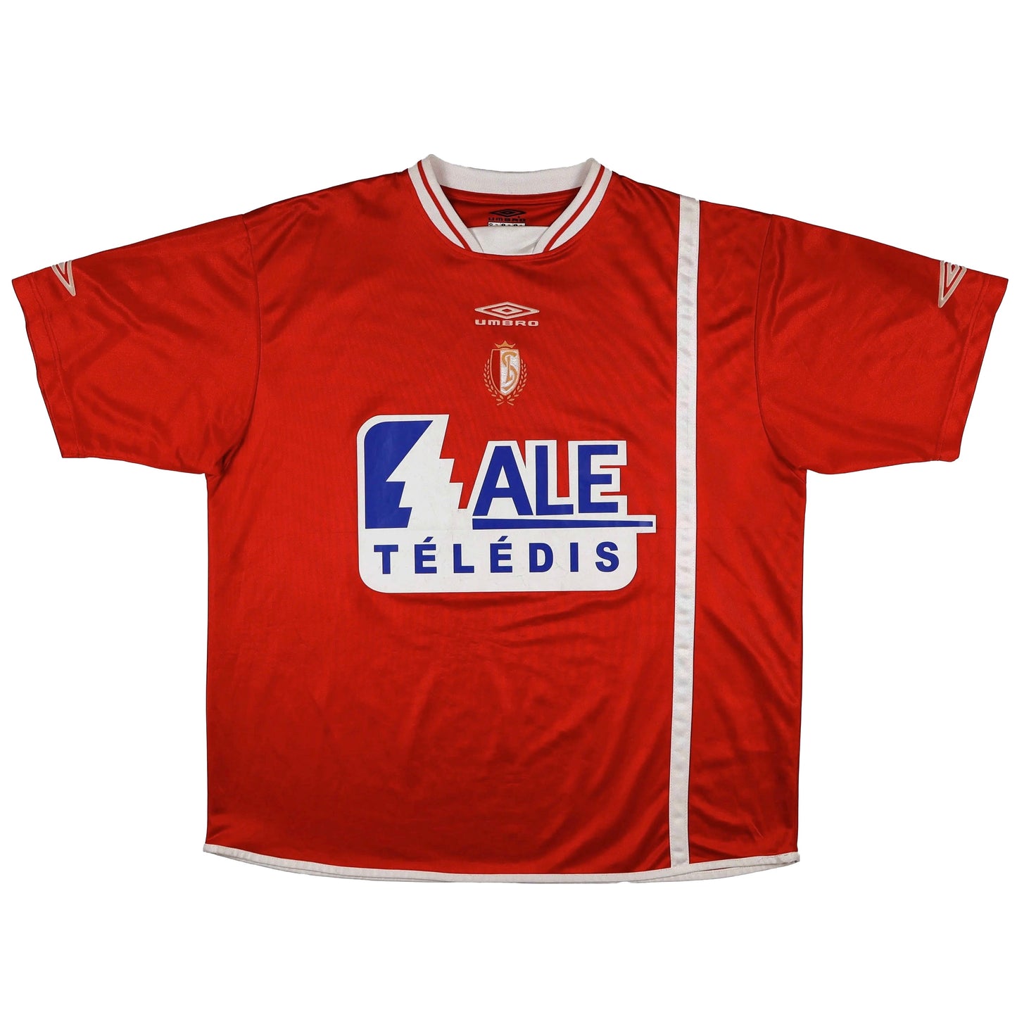 2003-04 Standard Liege Home Jersey - (XXL) | Umbro| Added Time Kits Vintage Soccer Jersey Shop
