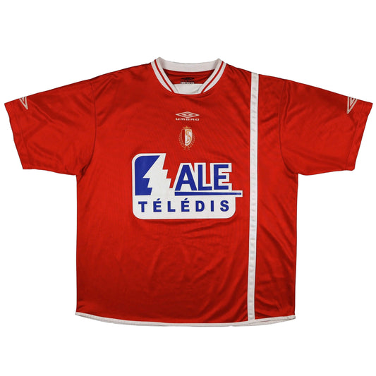 2003-04 Standard Liege Home Jersey - (XXL) | Umbro| Added Time Kits Vintage Soccer Jersey Shop