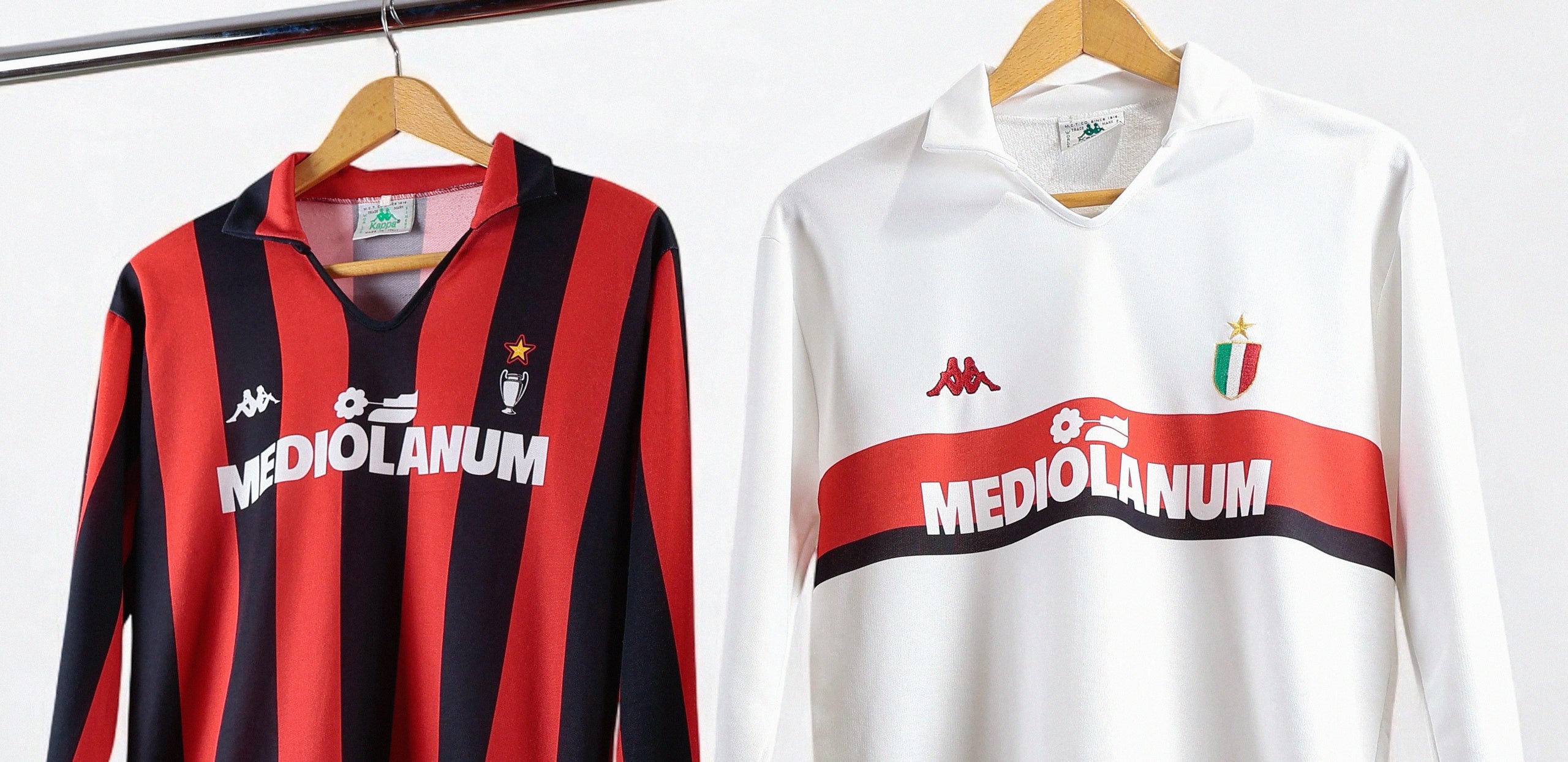1980s AC Milan Home & Away Jersey | Football Shirt Union