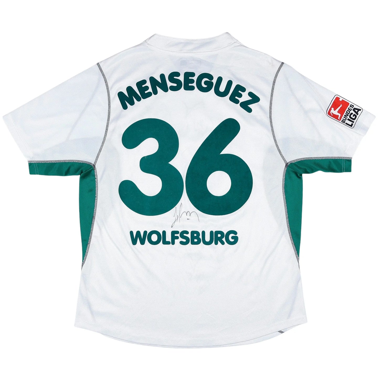 2002-03 Wolfsburg Menseguez Signed Home Jersey - (XXL) | Puma