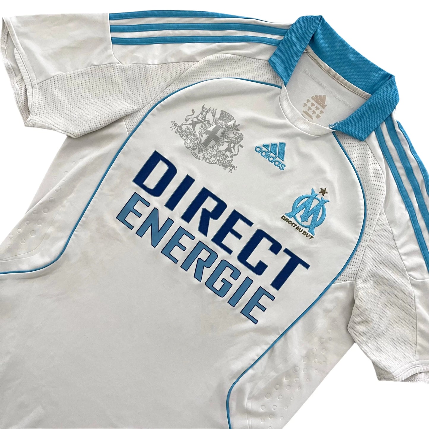 2008-09 Olympique Marseille Home Jersey - (M) | Adidas