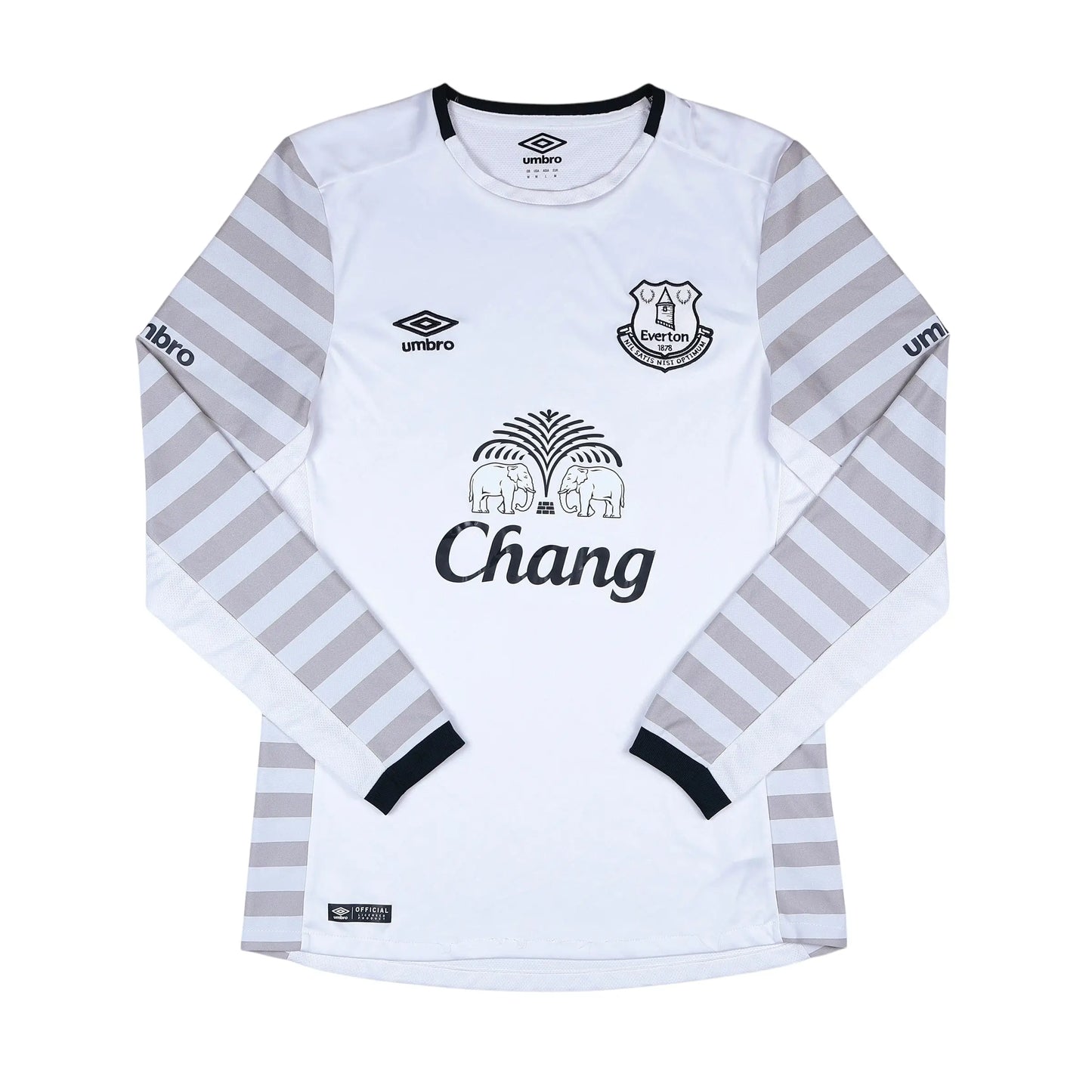 2015-16 Everton L/S Away Jersey - (M) | Umbro