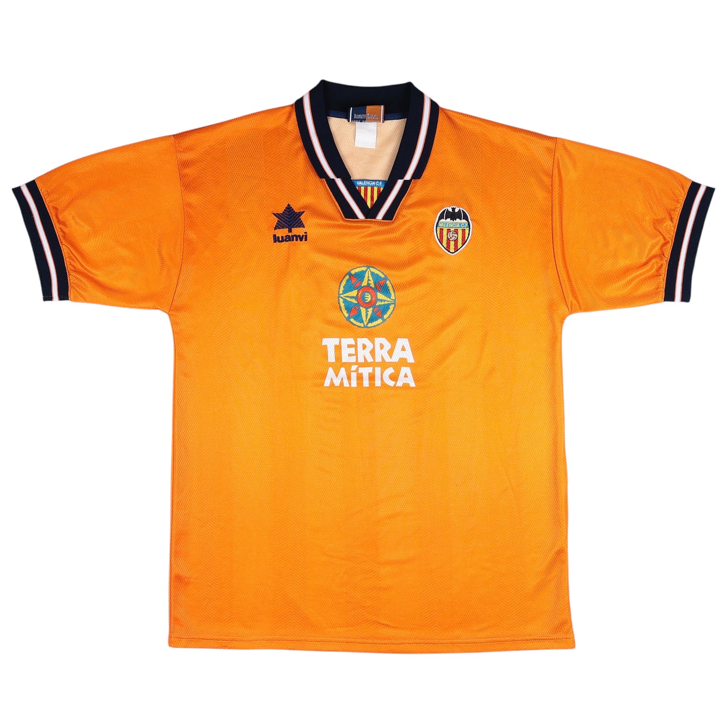 1998-99 Valencia Away Jersey - (L) | Luanvi| Added Time Kits Vintage Soccer Jersey Shop