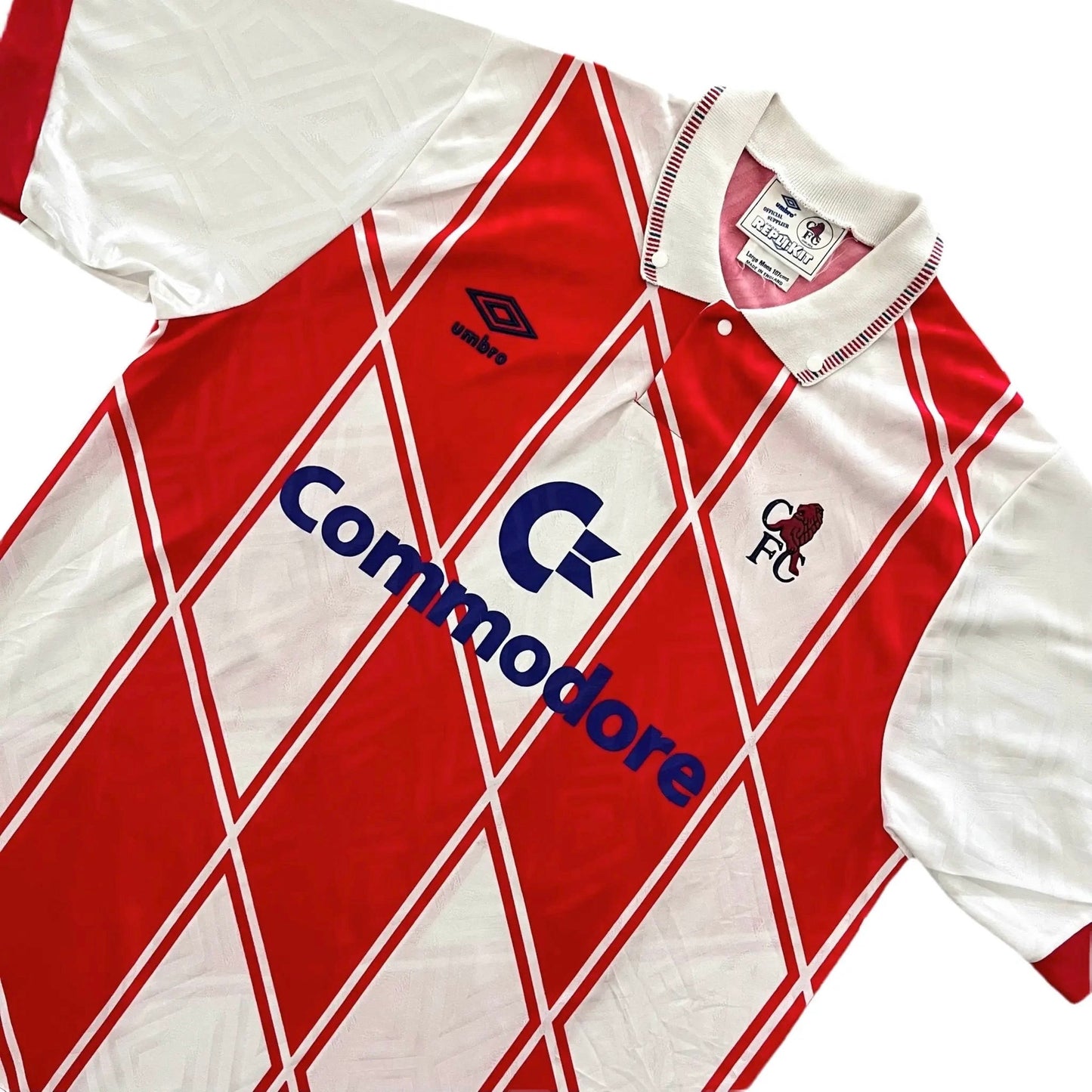 1990-92 Chelsea Away Jersey - (L) | Umbro| Added Time Kits Vintage Soccer Jersey Shop