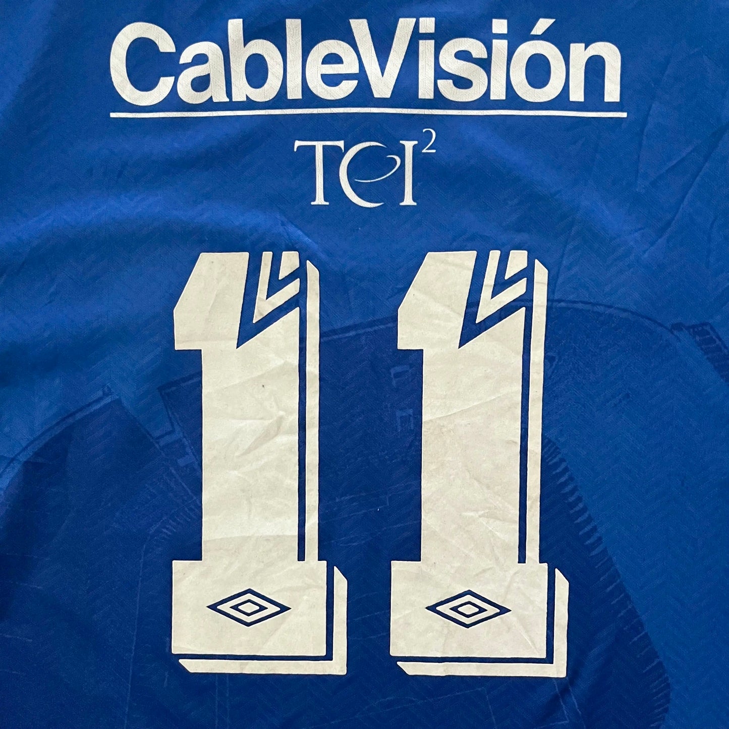 1996-97 San Lorenzo Third Jersey #11 - (L) | Umbro| Added Time Kits Vintage Soccer Jersey Shop