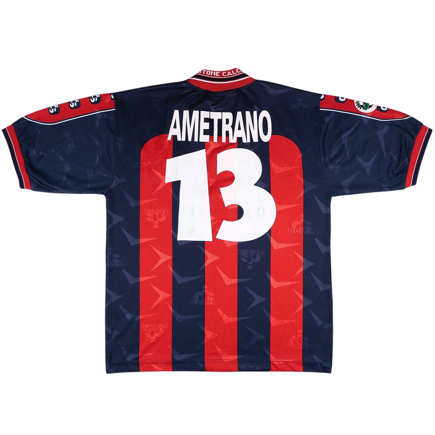 2000-01 Crotone Ametrano *Match Worn/Issued* Home Jersey - (XL) | Devis| Added Time Kits Vintage Soccer Jersey Shop