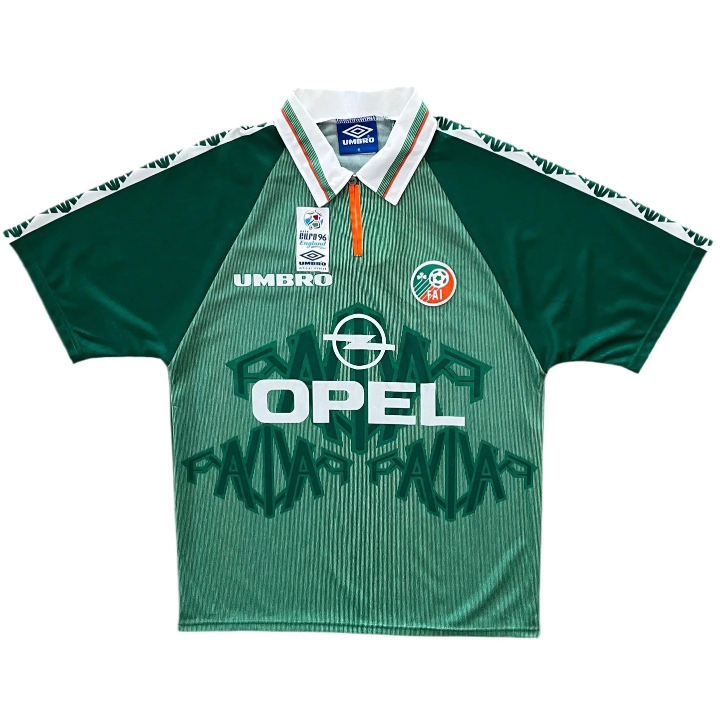 1996-97 Ireland Home Jersey - (M) | Umbro| Added Time Kits Vintage Soccer Jersey Shop