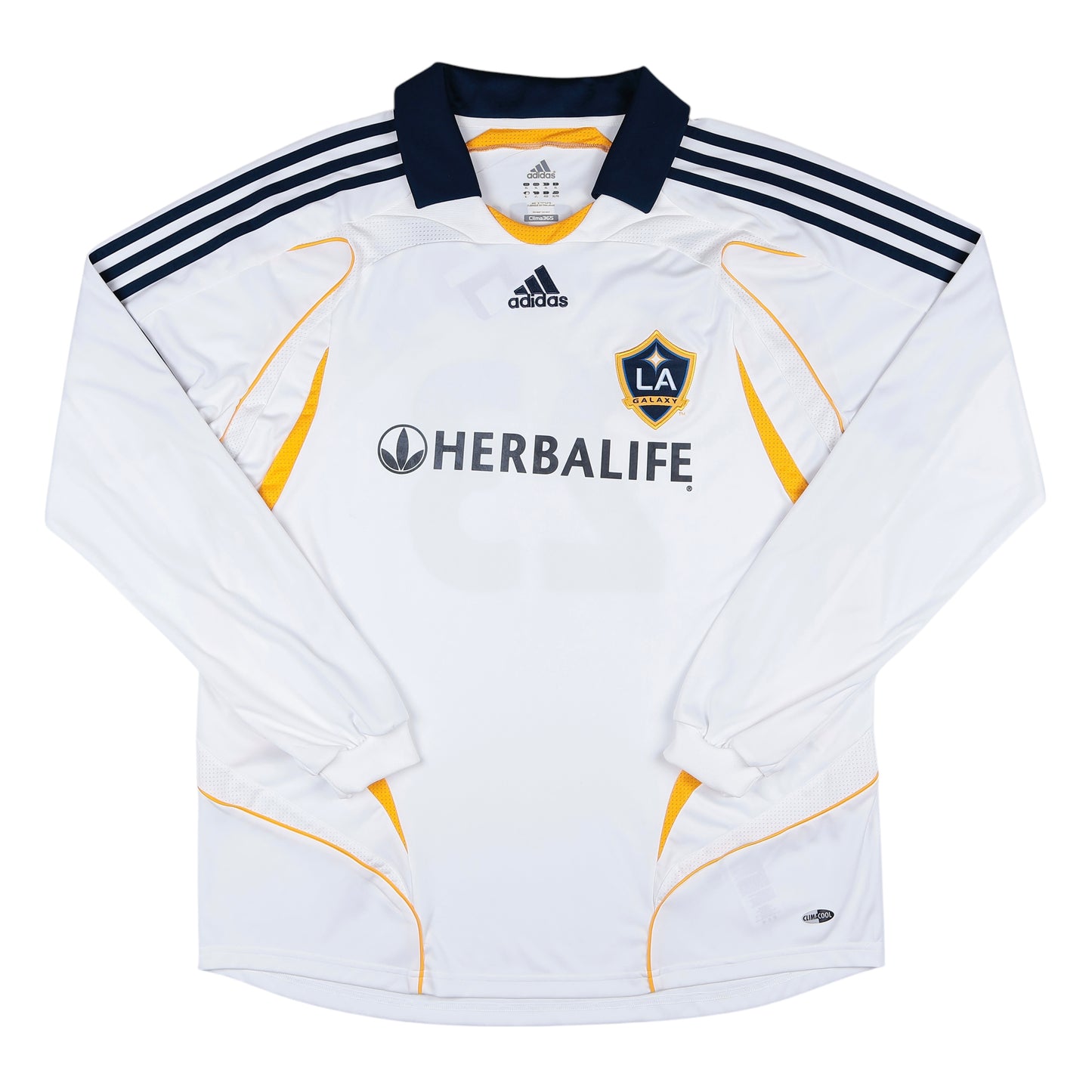 2007-08 LA Galaxy Beckham L/S Home Jersey W/ Tags - (XL) | Football Shirt Union | Vintage Soccer Jersey Shop