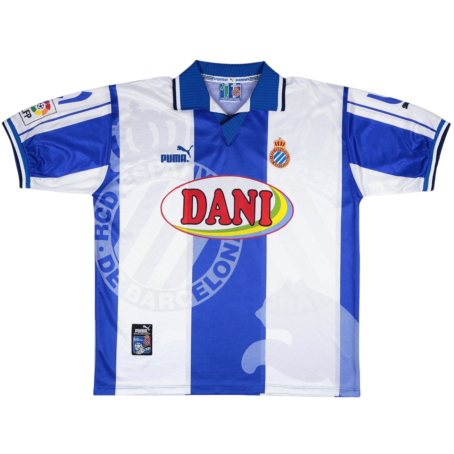1996-97 Espanyol Home Jersey - (XL)