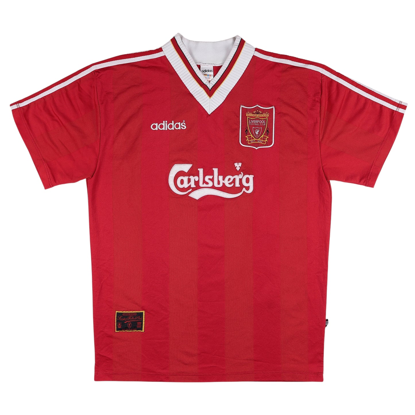 1995-96 Liverpool Home Jersey - (XL)