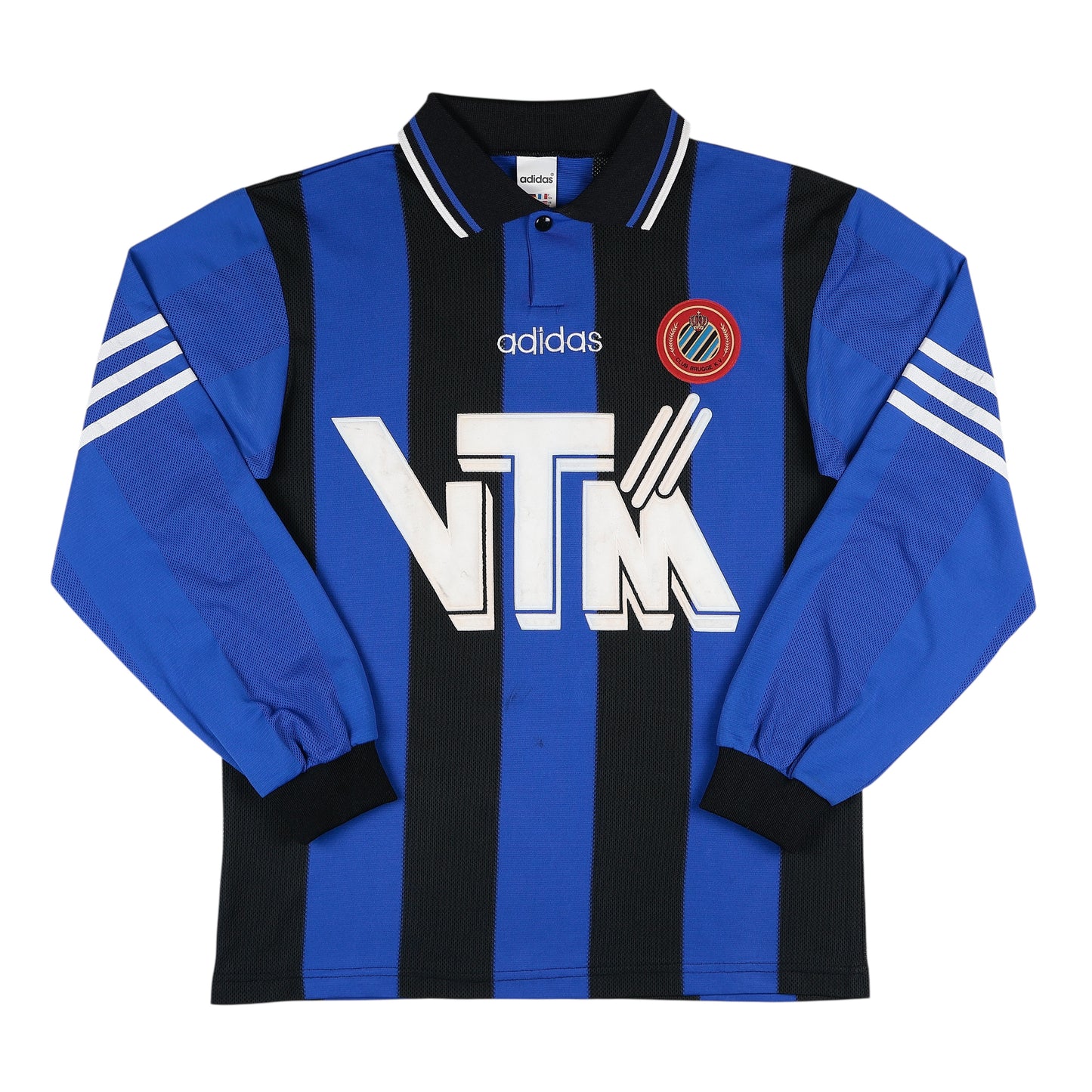 1995-96 Club Brugge L/S Home Jersey #5 - (S)