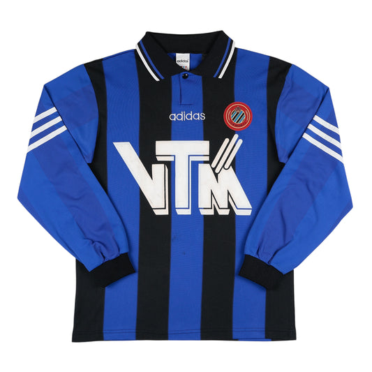 1995-96 Club Brugge L/S Home Jersey #5 - (S)