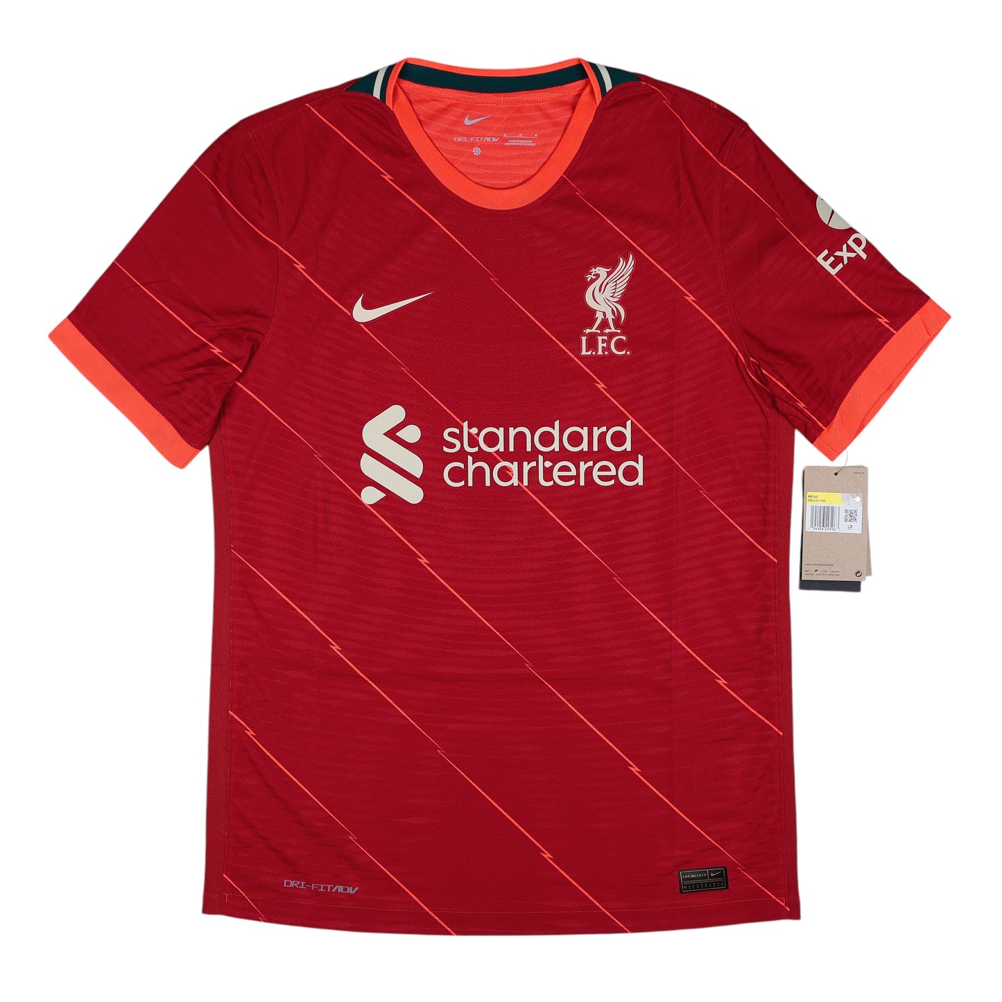 2021-22 Liverpool Player Version Home Jersey - (M) | Football Shirt Union | Vintage Soccer Jersey Shop