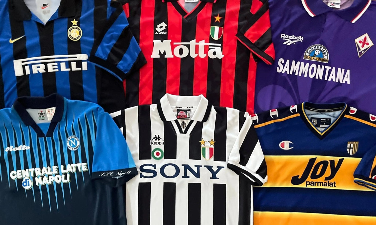 Vintage Serie A Soccer Jerseys | Football Shirt Union