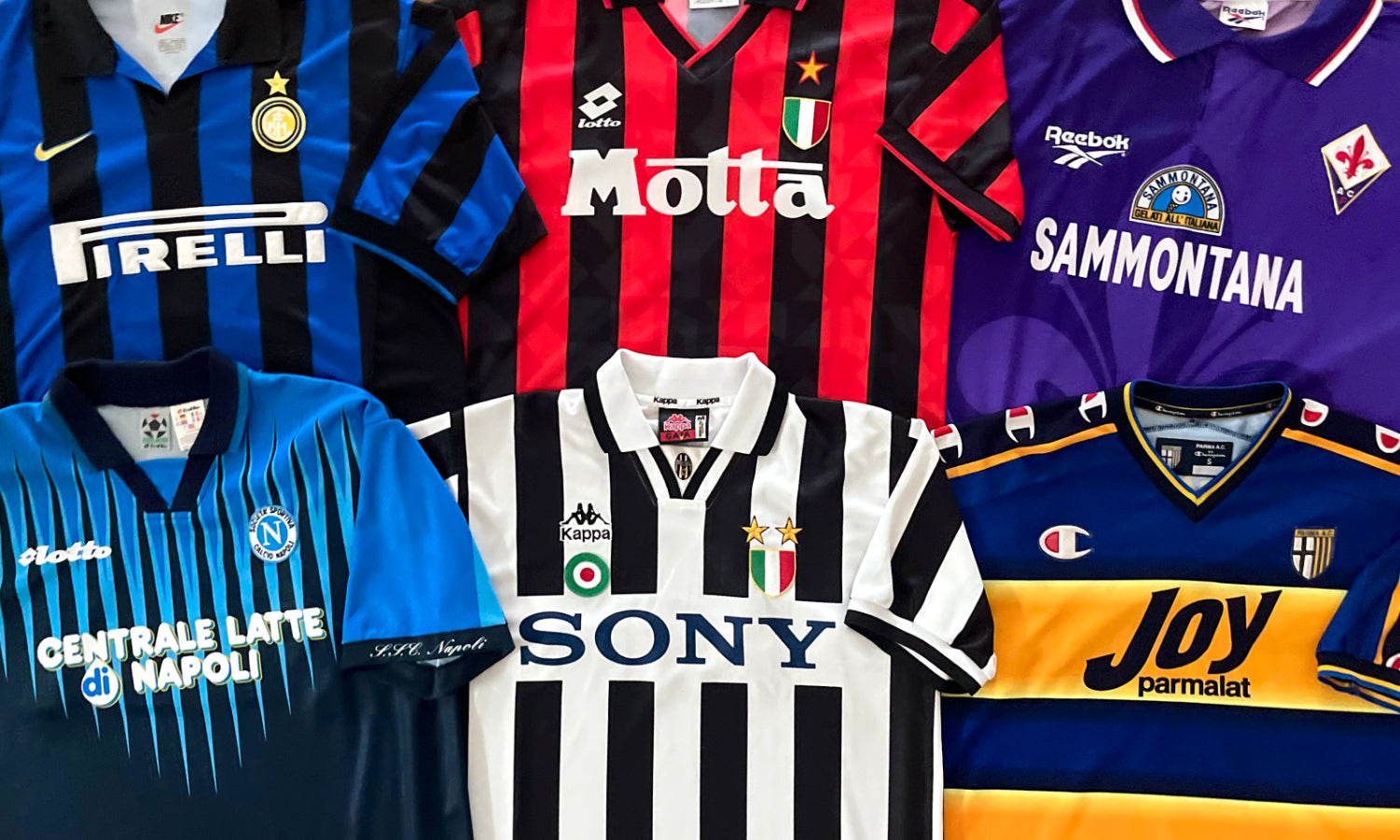 Serie A Soccer Jerseys - Italian Clubs | Football Shirt Union