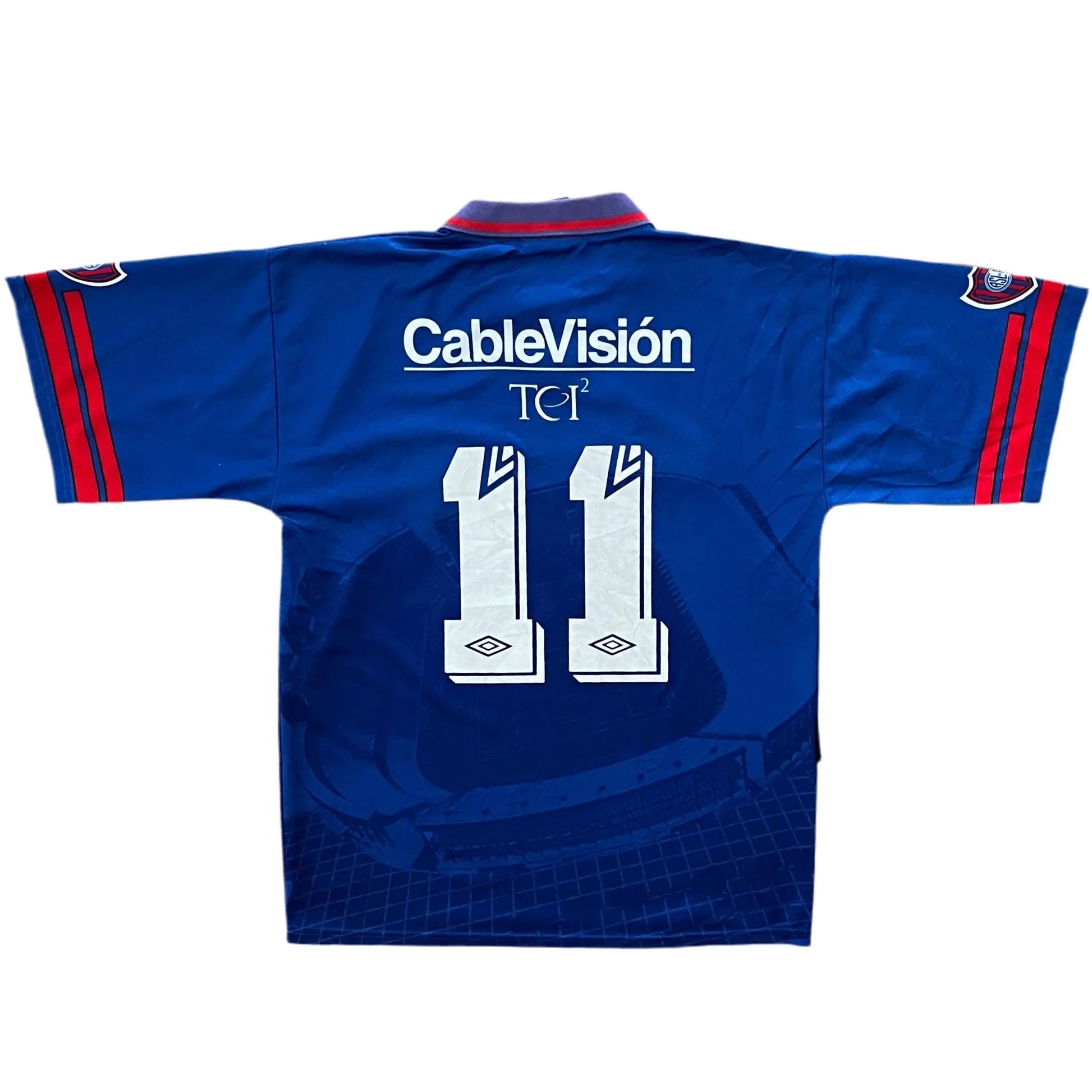 1996-97 San Lorenzo Third Jersey #11 - (L) | Umbro| Added Time Kits Vintage Soccer Jersey Shop