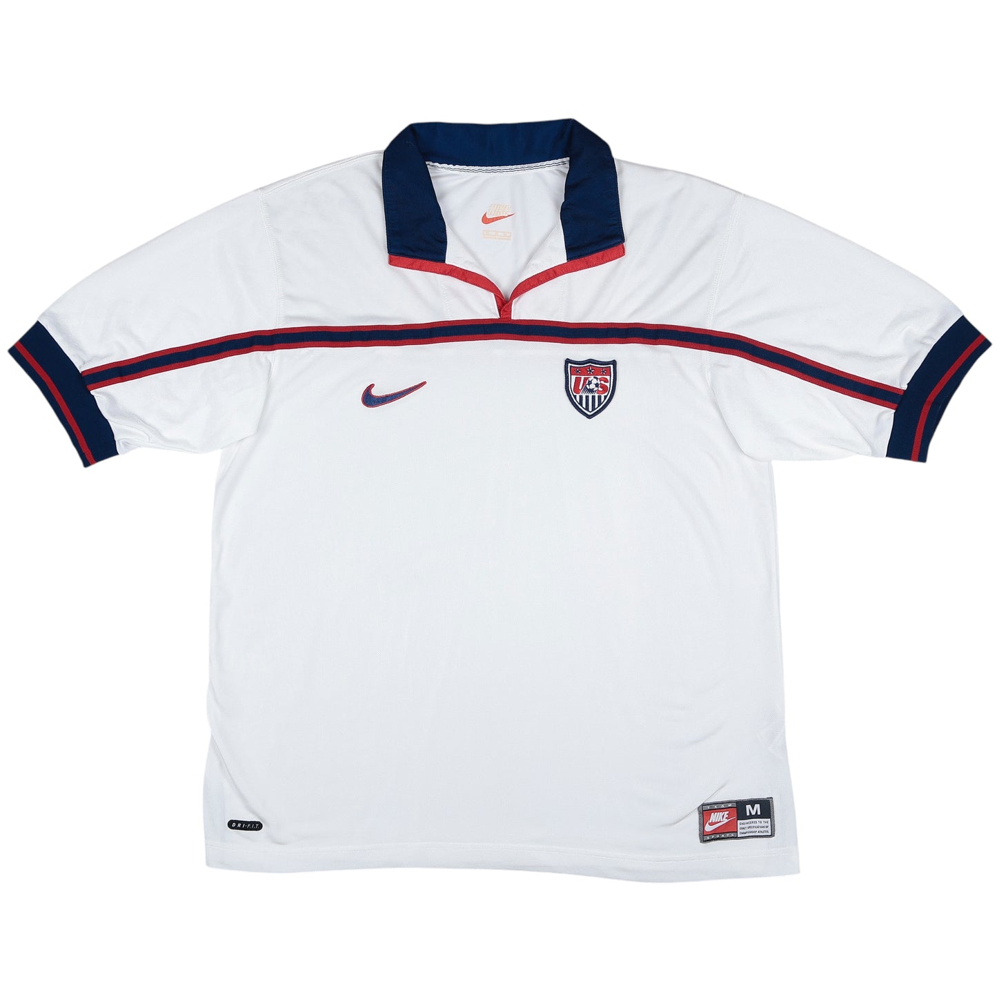 1998-99 USA Home Jersey - (M) | Nike| Added Time Kits Vintage Soccer Jersey Shop