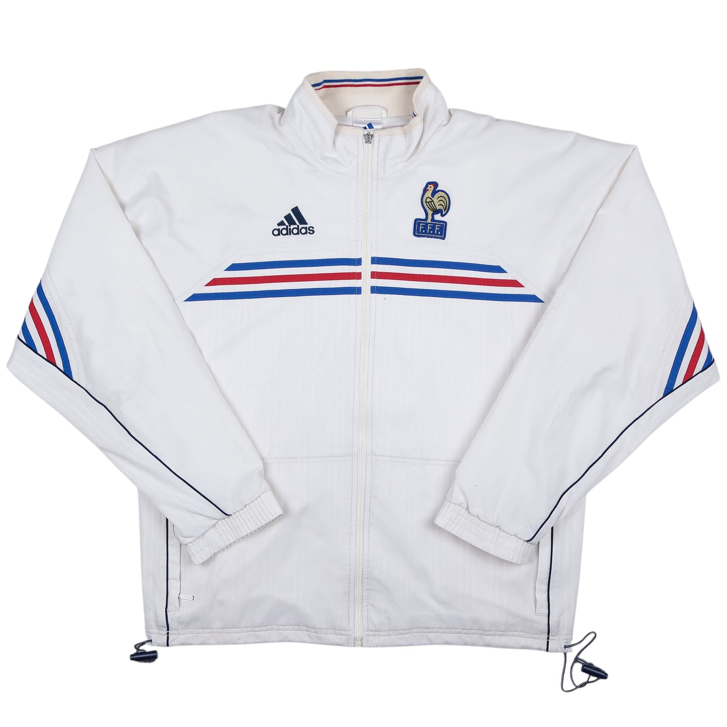 1998-99 France Adidas Training Jacket - (M) | Adidas| Added Time Kits Vintage Soccer Jersey Shop