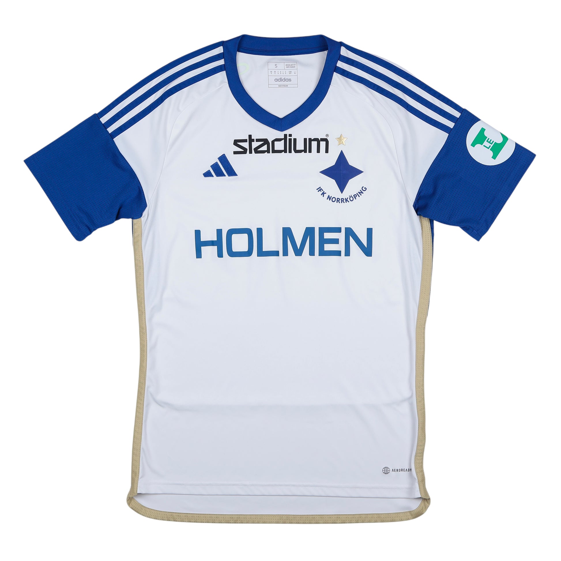 2023-24 IFK Norrkoping Home Shirt - (S) | Adidas| Added Time Kits Vintage Soccer Jersey Shop