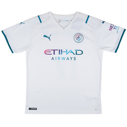 2021-22 Manchester City De Bruyne Away Jersey - (L) | Football Shirt Union | Vintage Soccer Jersey Shop