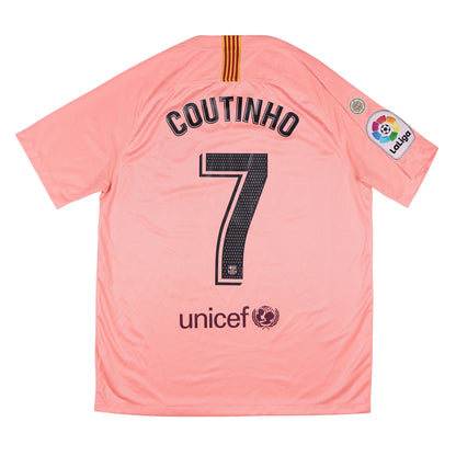 2018-19 Barcelona Coutinho Third Jersey - (L) | Nike| Added Time Kits Vintage Soccer Jersey Shop