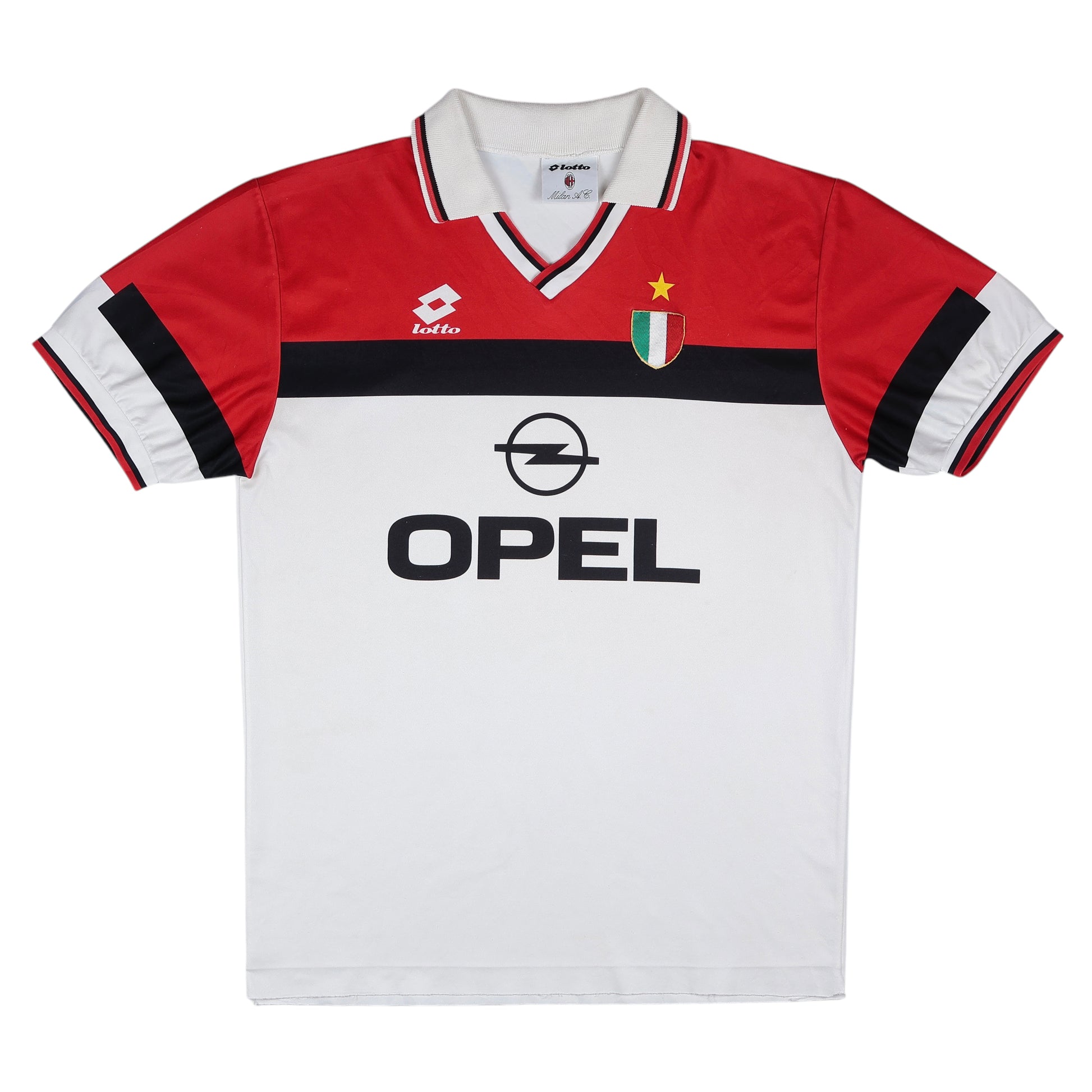 1994-95 AC Milan Away Jersey - (L) | Lotto| Added Time Kits Vintage Soccer Jersey Shop