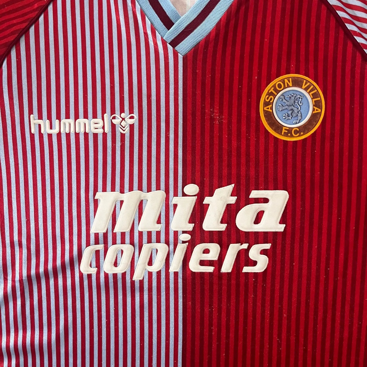 1987 - 89 Aston Villa Home Kit - (L) - Added Time Kits