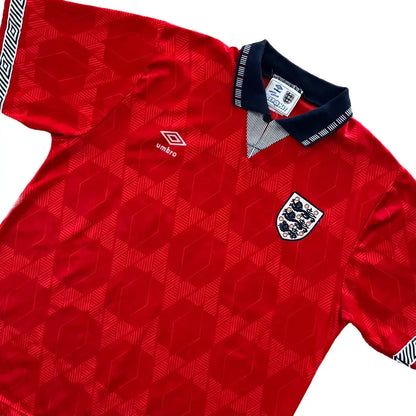 1990 - 92 England Away Kit #10 (Lineker) - (XL) - Added Time Kits