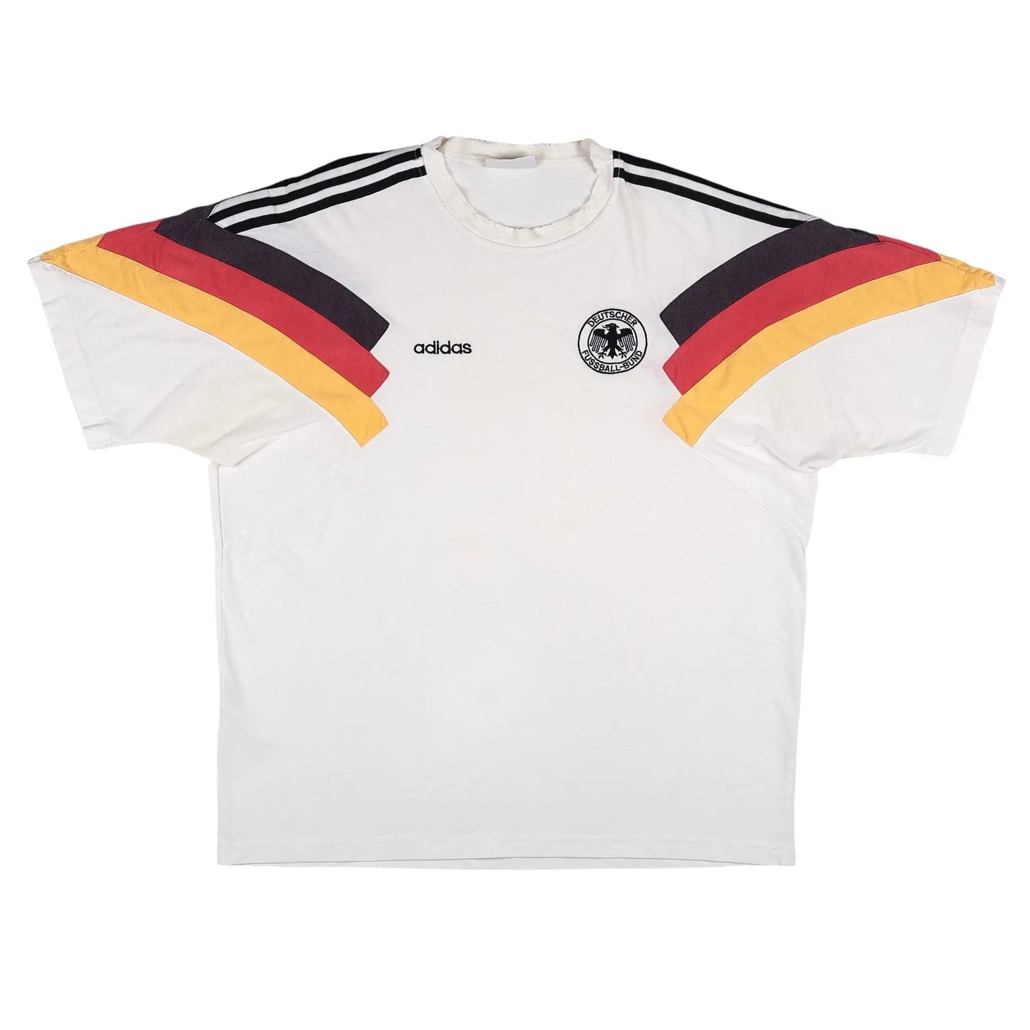 1992 - 94 Germany Adidas T-Shirt - (XL) - Added Time Kits