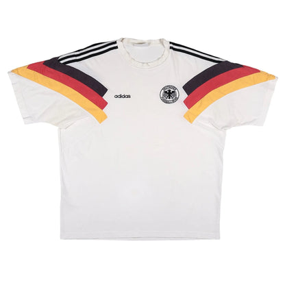 1992 - 94 Germany Adidas T-Shirt - (XL) - Added Time Kits