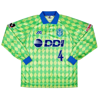 1993-96 Shonan Bellmare L/S Home Jersey #4 - (L) | Mizuno