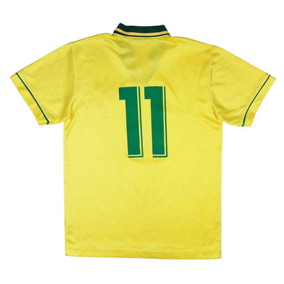 1994-95 Brazil Home Jersey #11 (3 Stars) - (M) | Umbro