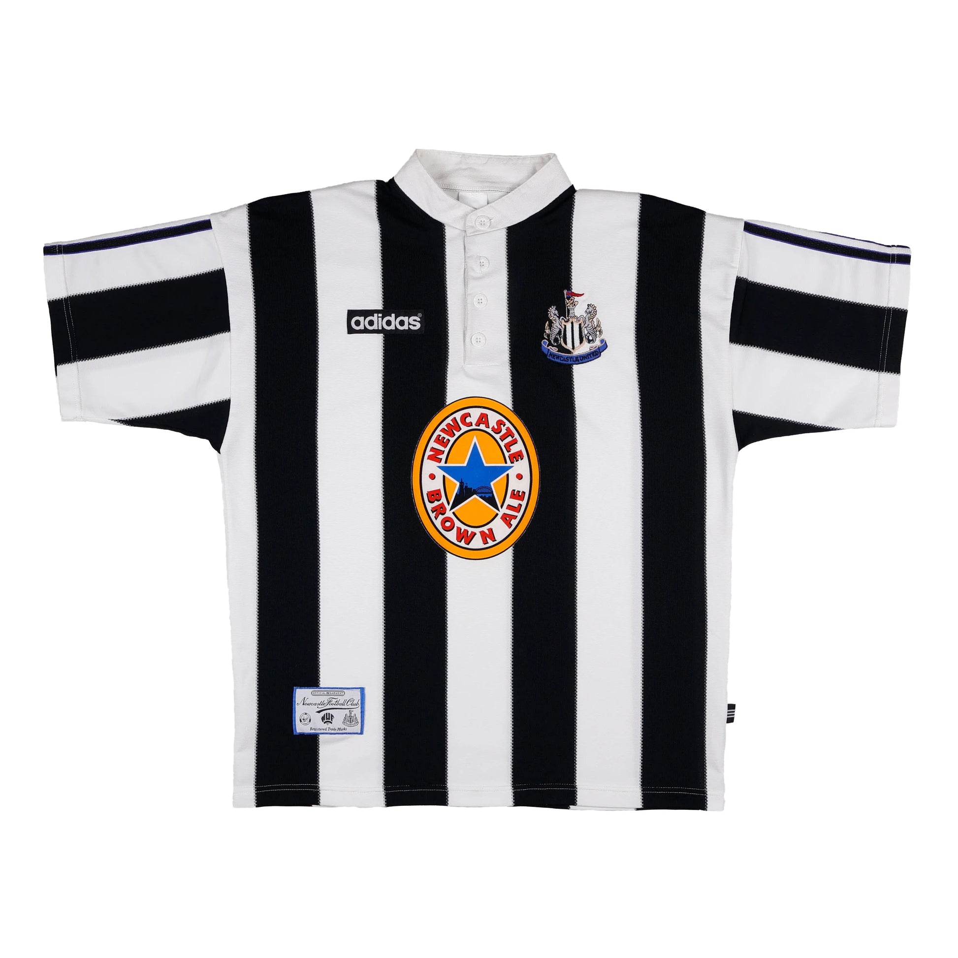 1995-97 Newcastle United Home Jersey - (L) | Adidas