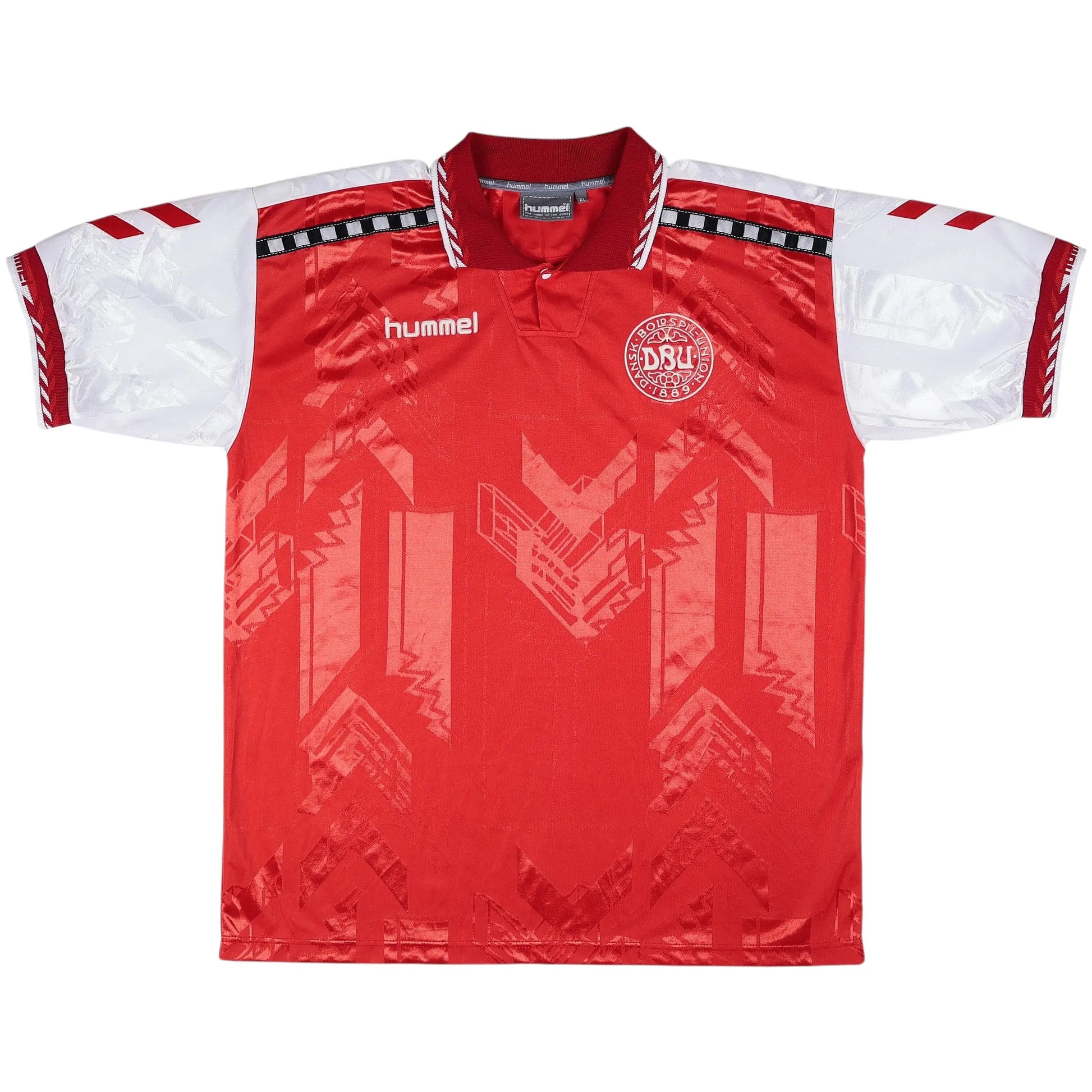 1996-97 Denmark Home Jersey - (XL) | Hummel