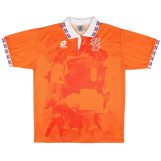 1996-97 Netherlands Home Jersey - (XL) | Lotto