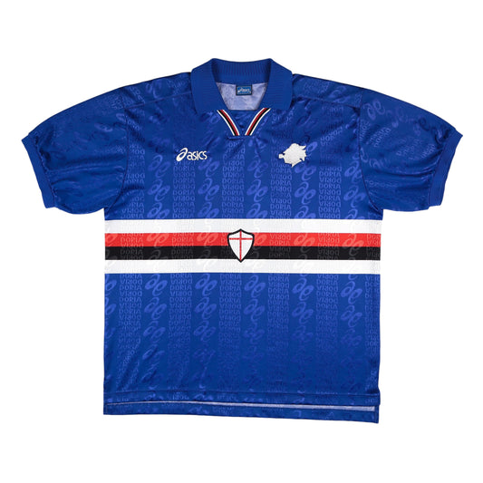 1996-97 Sampdoria Home Jersey - (XL) | ASICS