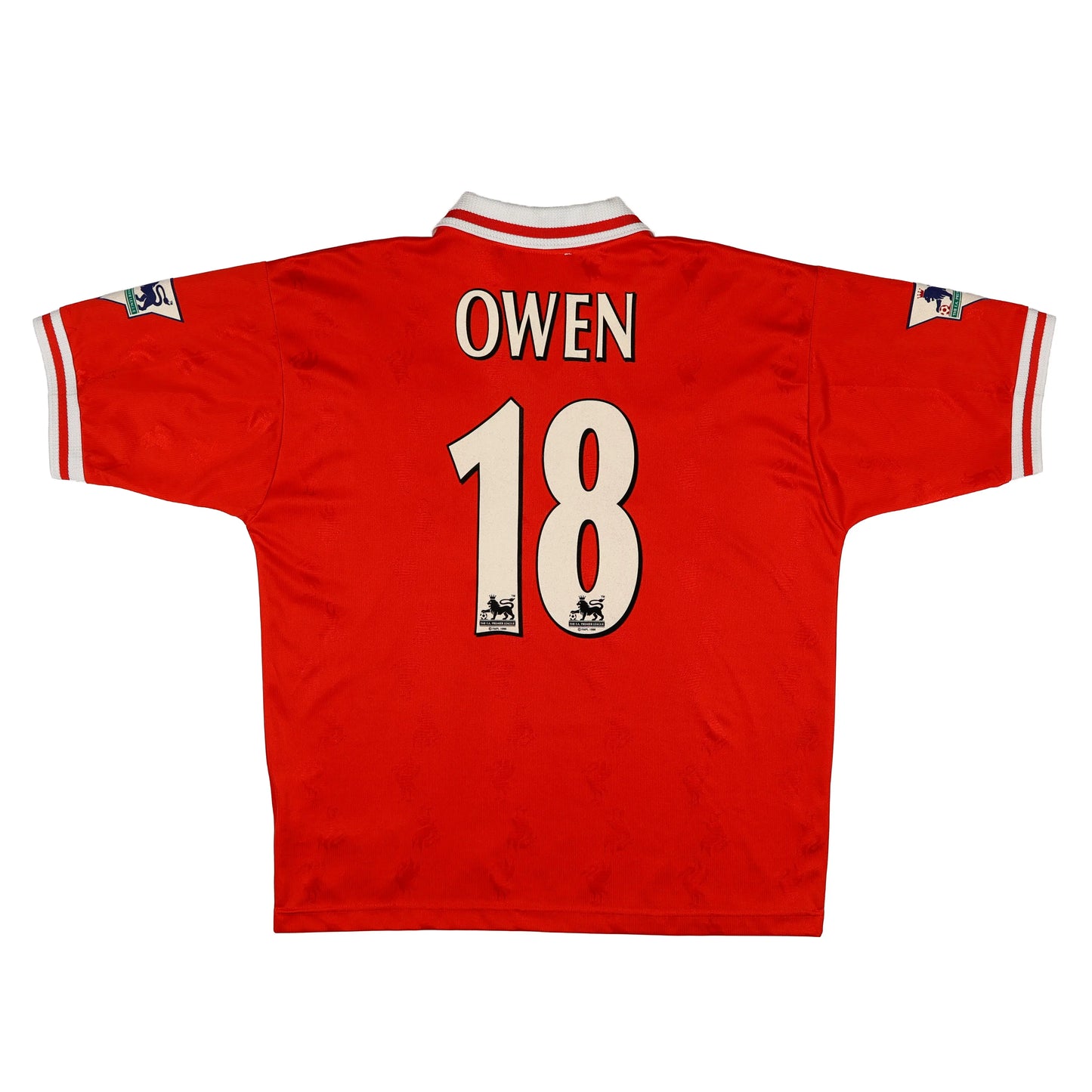 1996-98 Liverpool Owen Home Jersey - (L) | Reebok