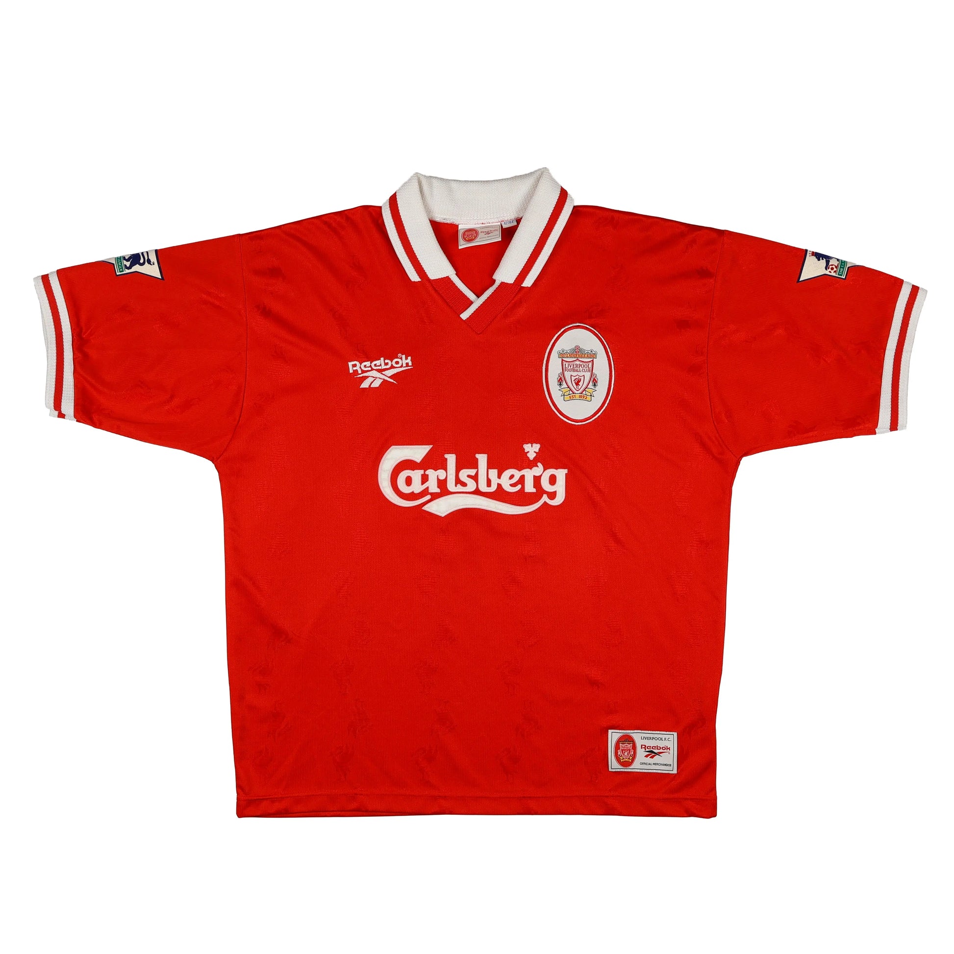 1996-98 Liverpool Owen Home Jersey - (L) | Reebok