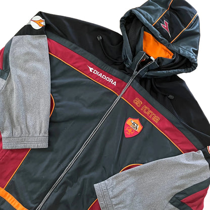 1997-98 AS Roma Diadora Track Jacket - (XL) | Diadora