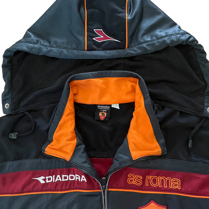 1997-98 AS Roma Diadora Track Jacket - (XL) | Diadora