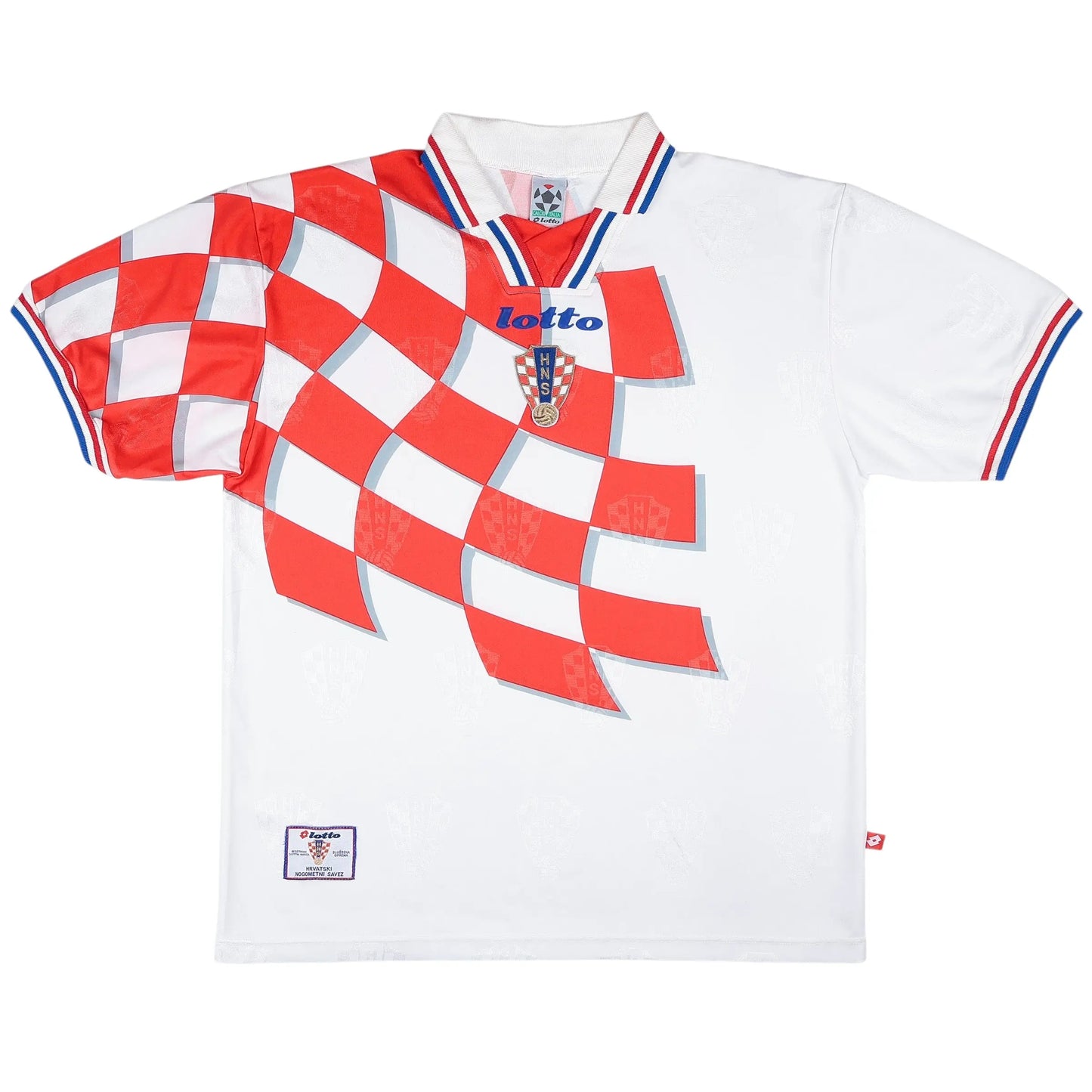 1998-99 Croatia Home Jersey - (XL) | Lotto