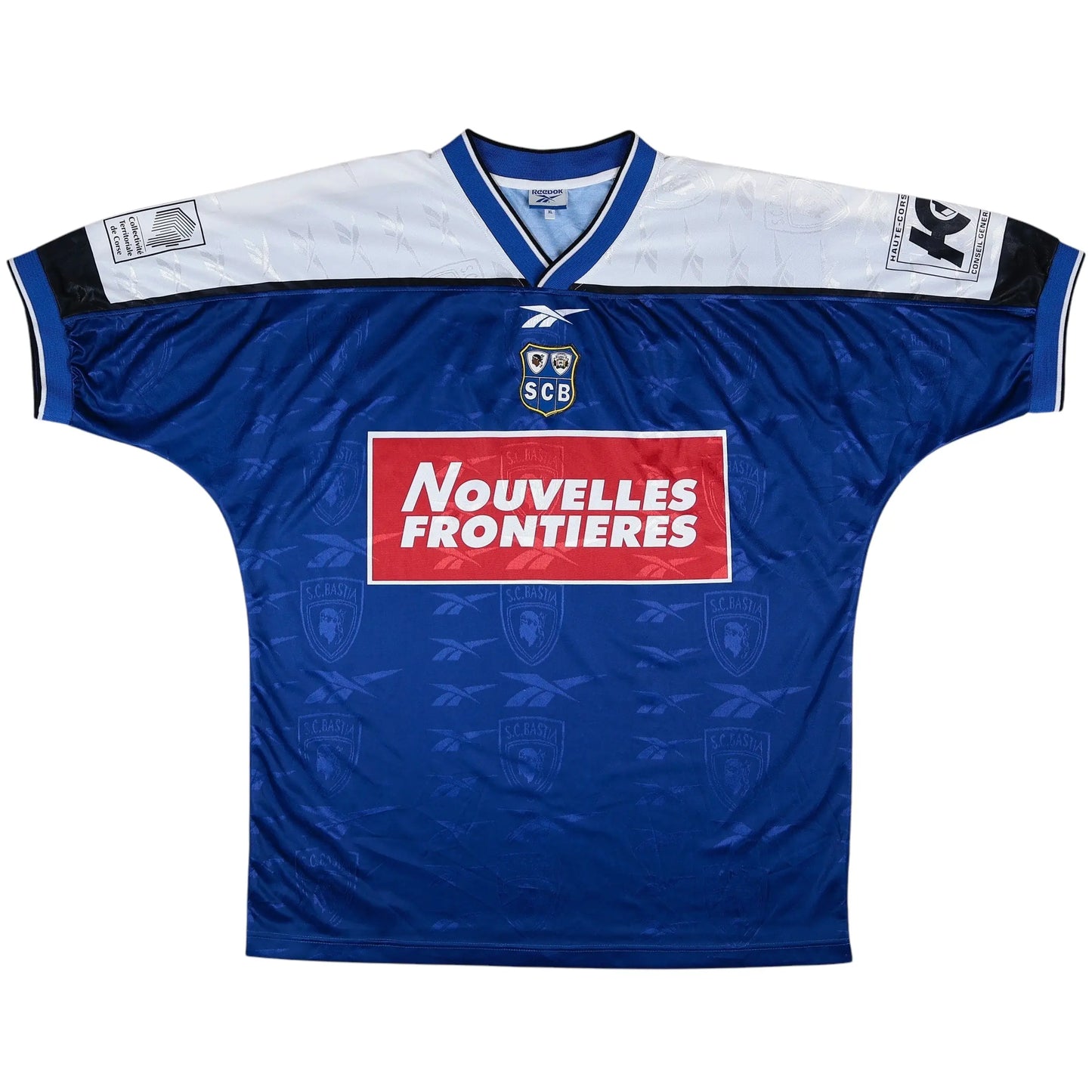 1999-00 SC Bastia Home Jersey - (XL) | Reebok