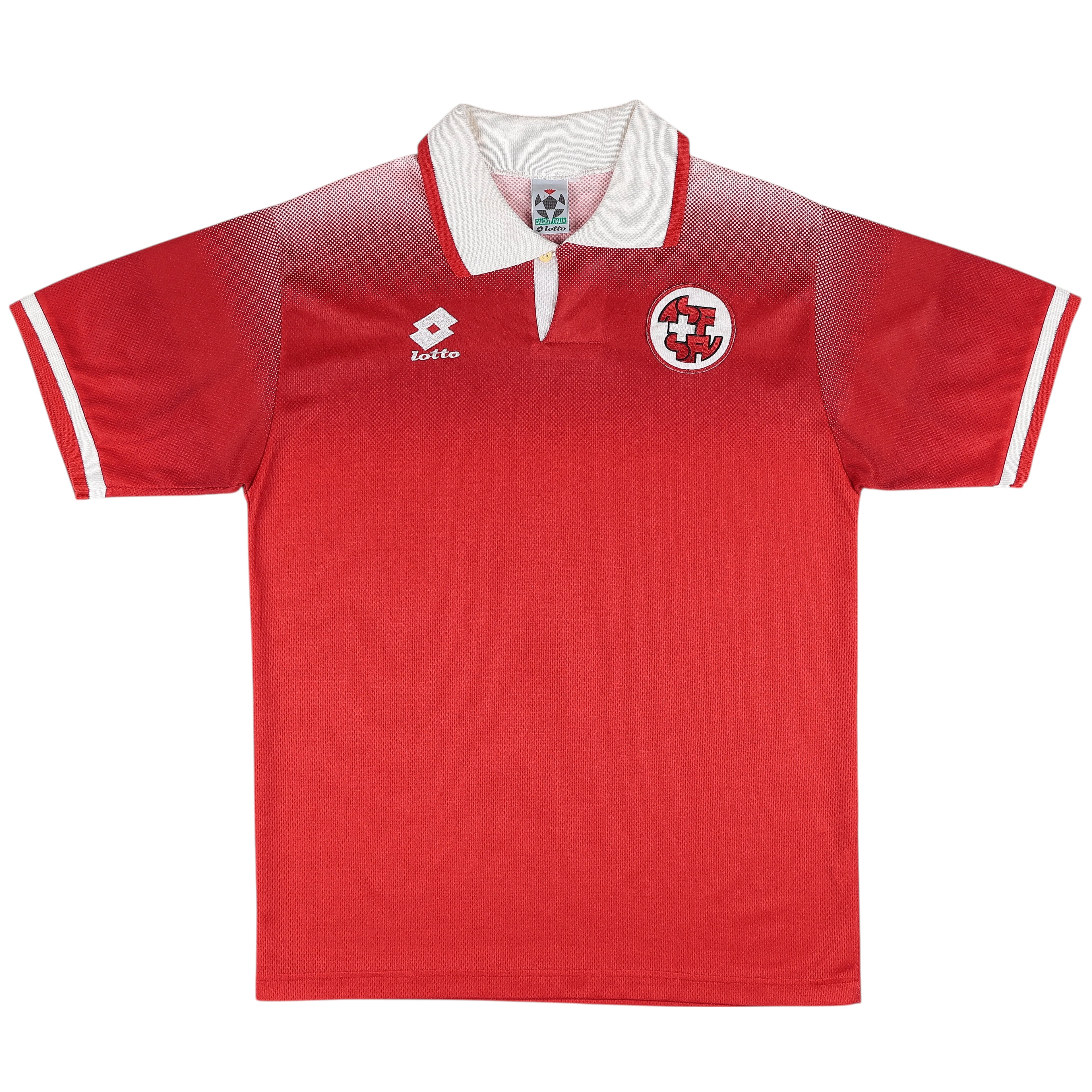 1996-98 Switzerland Home Jersey - (S)