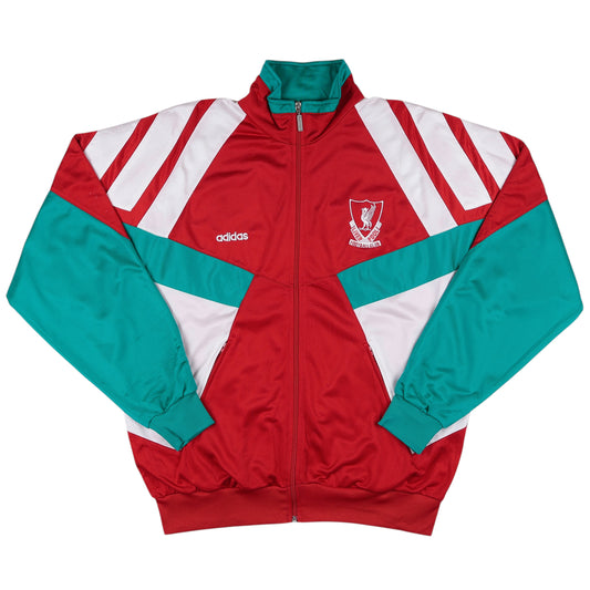 1991-92 Liverpool Adidas Track Jacket - (M)