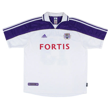 2000-01 Anderlecht Radzinski Home Jersey - (L) | Adidas